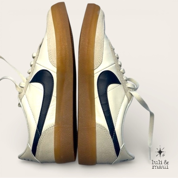 Nike Men’s Killshot 2 Sneakers - Sail/Gum Yellow/Midnight Navy - NEW! Size 8 - Picture 5 of 7